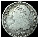 1835 Capped Bust Dime NICELY CIRCULATED