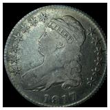 1817 Capped Bust Half Dollar LIGHTLY CIRCULATED