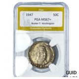 1947 Booker T Half Dollar PGA MS67+