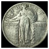 1929-P Silver Standing Liberty Quarter NEARLY UNCI