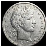 1898-S Silver Barber Half Dollar CLOSELY UNCIRCULA
