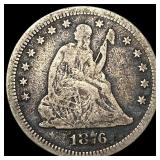 1876 Seated Liberty Quarter LIGHTLY CIRCULATED