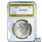 1903 Morgan Silver Dollar PGA MS65