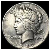 1921 Silver Peace Dollar LIGHTLY CIRCULATED
