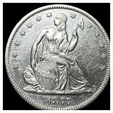 1877 Seated Liberty Half Dollar UNCIRCULATED