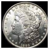 1889 Morgan Silver Dollar SUPERB GEM BU