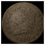 1810 Classic Head Large Cent LIGHTLY CIRCULATED