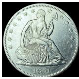 1861 Silver Half Dollar UNCIRCULATED