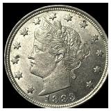 1883 Liberty Head Nickel (No Cents) CHOICE AU