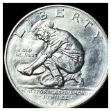 1925-S Silver California Diamond Jubilee Half Doll