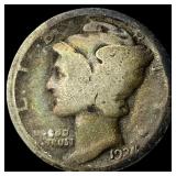 1924 Mercury Dime