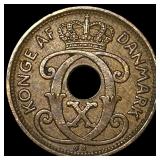 1940 N Denmark Bronze 1 Ore