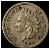 1862 Indian Head Cent HIGH GRADE