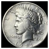 1921 Silver Peace Dollar UNCIRCULATED