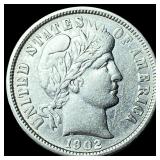 1902-O Silver Barber Dime CLOSELY UNCIRCULATED