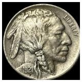 1921 Buffalo Nickel NEARLY UNCIRCULATED