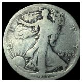 1917 Walking Liberty Half Dollar NICELY CIRCULATED