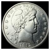 1912-D Silver Barber Half Dollar