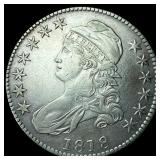 1818 Capped Bust Half Dollar CLOSELY UNCIRCULATED