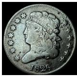 1826 Classic Head Half Cent LIGHTLY CIRCULATED