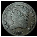 1826 Classic Head Half Cent LIGHTLY CIRCULATED