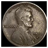 1911-S Lincoln Wheat Cent LIGHTLY CIRCULATED