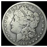 1894-O Silver Morgan Dollar LIGHTLY CIRCULATED