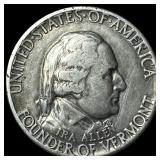 1927 Silver Battle of Bennington Half Dollar UNCIR