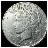 1923 Peace Silver Dollar ABOUT UNCIRCULATED