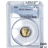 1926 Mercury Silver Dime PCGS MS695 FB