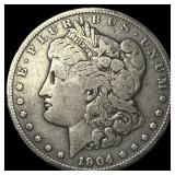 1904-S Silver Morgan Dollar ABOUT UNCIRCULATED