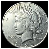 1935 Silver Peace Dollar CLOSELY UNCIRCULATED