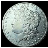 1904-S Silver Morgan Dollar NEARLY UNCIRCULATED