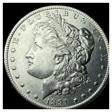 1891-CC Silver Morgan Dollar CLOSELY UNCIRCULATED