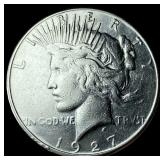 1927-S Silver Peace Dollar CLOSELY UNCIRCULATED