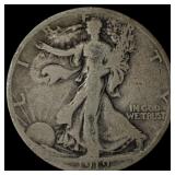 1919-S Silver Half Dollar LIGHTLY CIRCULATED