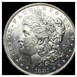 1881-S Silver Morgan Dollar SUPERB GEM BU