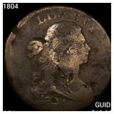 1804 Draped Bust Large Cent NICELY CIRCULATED