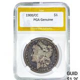 1900-O/CC Morgan Silver Dollar PGA Genuine