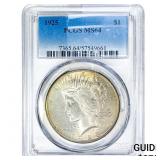 1925 Silver Peace Dollar PCGS MS64