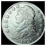 1830 Capped Bust Half Dollar CHOICE AU