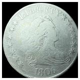 1806 Draped Bust Half Dollar NICELY CIRCULATED