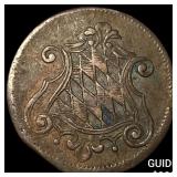 1766A German States Bavaria Copper 1 Pfennig
