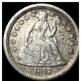 1842 Seated Liberty Dime LIGHTLY CIRCULATED