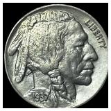 1937-D Nickel Buffalo Five Cents UNCIRCULATED