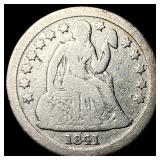 1841-O Silver Seated Liberty Dime NICELY  CIRCULA