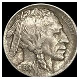 1914-D Buffalo Nickel CLOSELY UNCIRCULATED