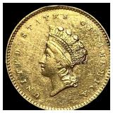 1854 Gold $1 Indian Head Type 2 UNCIRCULATED