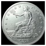 1876-S Silver Trade Dollar NICELY CIRCULATED