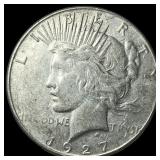 1927 Peace Silver Dollar CLOSELY UNCIRCULATED
